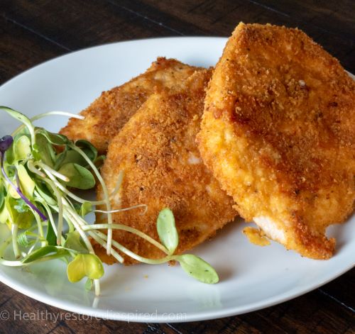 Breaded Chicken Cutlets - Healthy Restored Inspired
