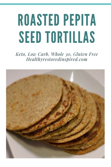 Pepita Seed tortillas ready to fill