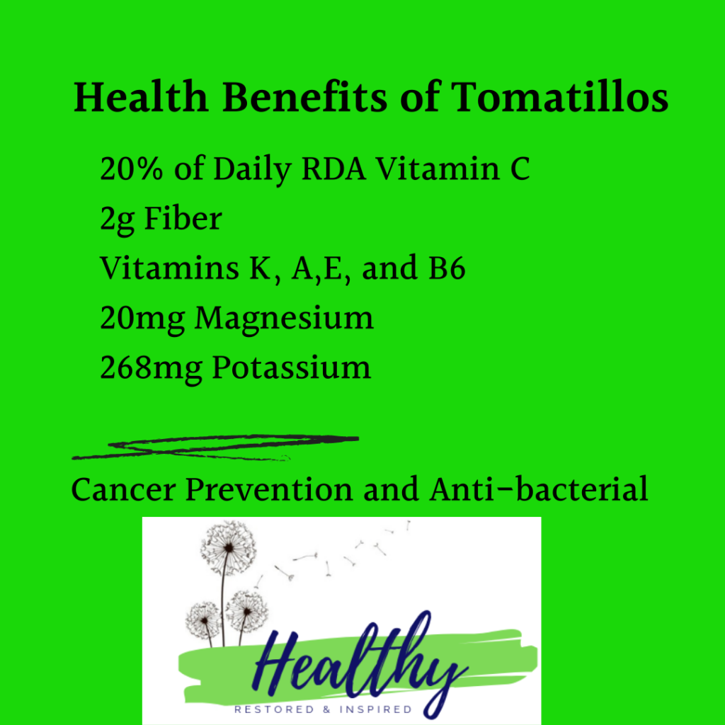 Important facts about Tomatillos