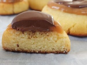 Keto Twix Cake Cookies