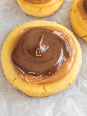 Keto Twix Cake Cookies