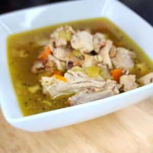 Hearty Protein Chicken Soup: Amazing Cold Fighter