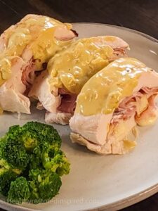 Chicken Cordon Bleu with Creamy Dijon Sauce